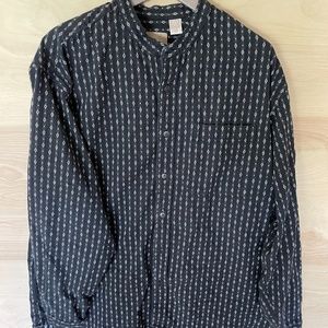 WAH Maker Classic Band Collar Shirt XL